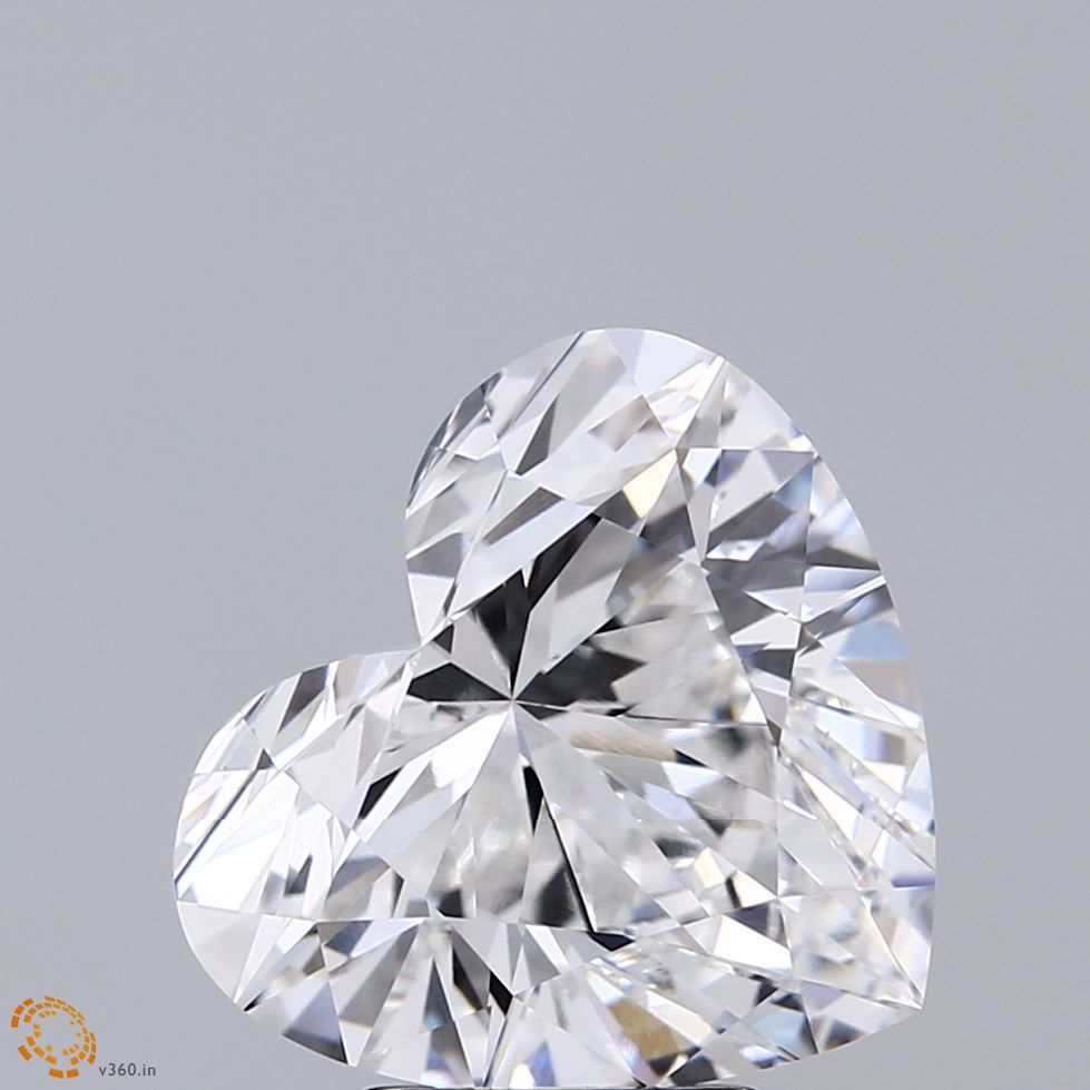 Lab-Grown Heart Diamond - 5.08 Carats, E Color, VVS2 Clarity - Certified by IGI - Report Number: LG674518660