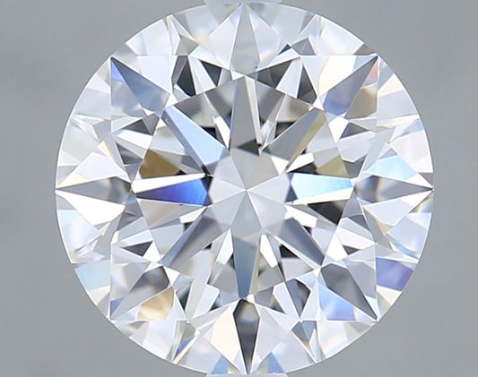 Lab-Grown Round Diamond - 3.01 Carats, F Color, VVS2 Clarity - Certified by IGI - Report Number: LG688516071