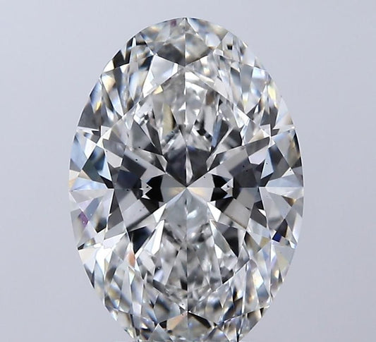 Lab-Grown Oval Diamond - 3.08 Carats, E Color, VS2 Clarity - Certified by IGI - Report Number: LG715534471