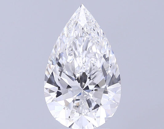 Lab-Grown Pear Diamond - 3.51 Carats, E Color, VVS2 Clarity - Certified by IGI - Report Number: LG676502805