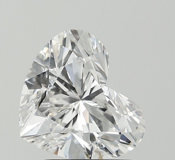 Lab-Grown Heart Diamond - 2.0 Carats, F Color, VVS2 Clarity - Certified by IGI - Report Number: LG678573560