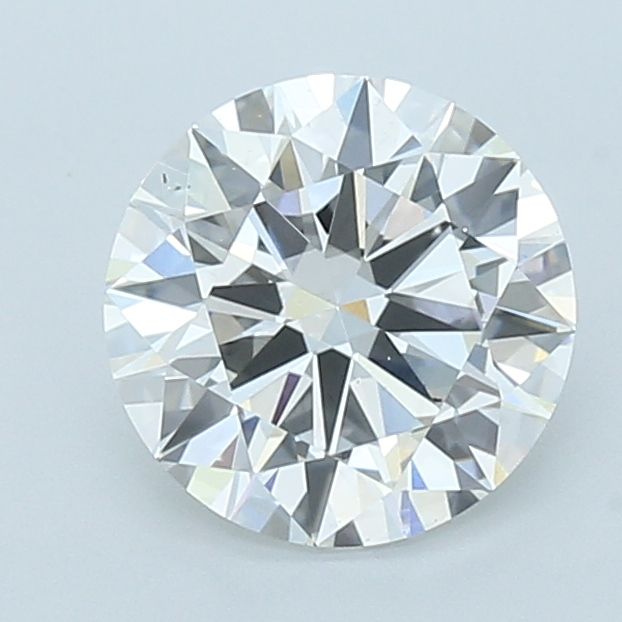 Lab-Grown Round Diamond - 2.5 Carats, F Color, VS2 Clarity - Certified by IGI - Report Number: LG710588930