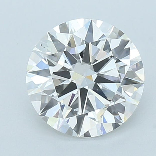 Lab-Grown Round Diamond - 2.5 Carats, F Color, VS2 Clarity - Certified by IGI - Report Number: LG710588930