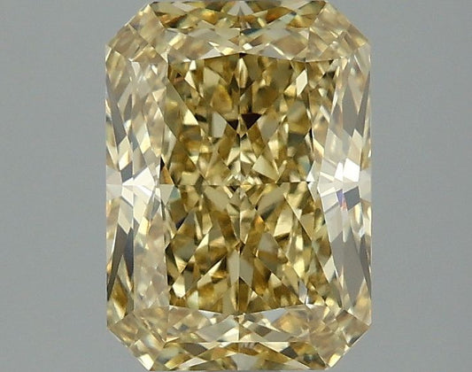 Lab-Grown Radiant Diamond - 2.08 Carats, Fancy Intense Yellow Color, VVS2 Clarity - Certified by IGI - Report Number: LG660496173