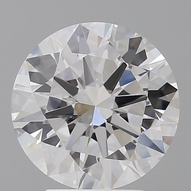 Lab-Grown Round Diamond - 3.6 Carats, E Color, VVS2 Clarity - Certified by IGI - Report Number: LG705543737