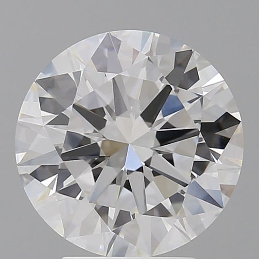 Lab-Grown Round Diamond - 3.6 Carats, E Color, VVS2 Clarity - Certified by IGI - Report Number: LG705543737