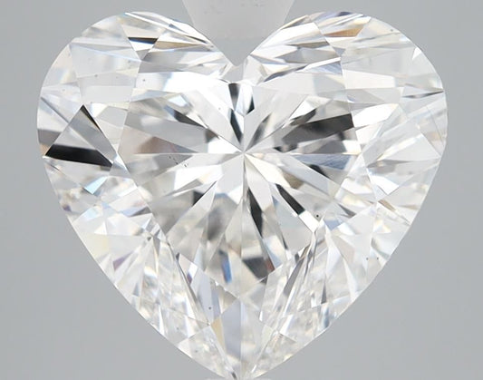 Lab-Grown Heart Diamond - 4.51 Carats, F Color, VS2 Clarity - Certified by IGI - Report Number: LG598376020