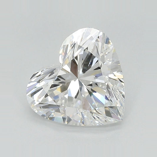 Lab-Grown Heart Diamond - 3.5 Carats, E Color, VS1 Clarity - Certified by IGI - Report Number: LG691540808