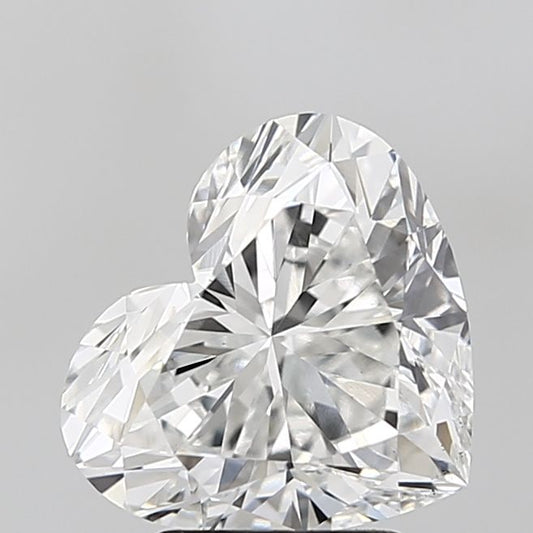 Lab-Grown Heart Diamond - 3.02 Carats, E Color, VS2 Clarity - Certified by IGI - Report Number: LG689510725