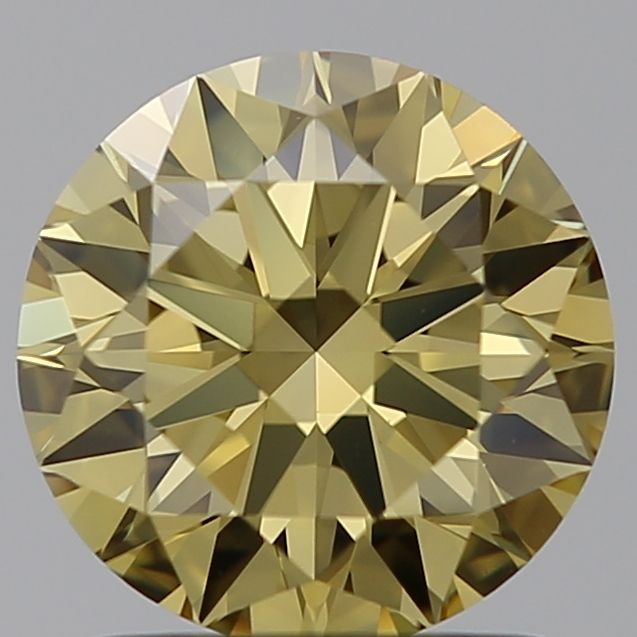 Lab-Grown Round Diamond - 1.39 Carats, Fancy Intense Yellow Color, VVS2 Clarity - Certified by IGI - Report Number: LG605328654