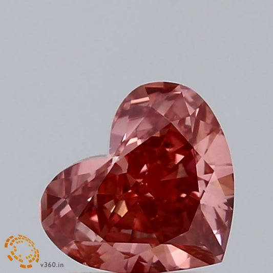 Lab-Grown Heart Diamond - 1.5 Carats, Fancy Intense Yellow Color, VVS2 Clarity - Certified by IGI - Report Number: LG611374315