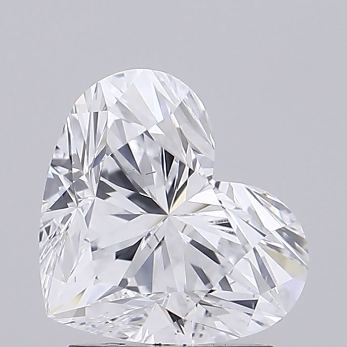 Lab-Grown Heart Diamond - 1.56 Carats, E Color, VS2 Clarity - Certified by IGI - Report Number: LG625487374