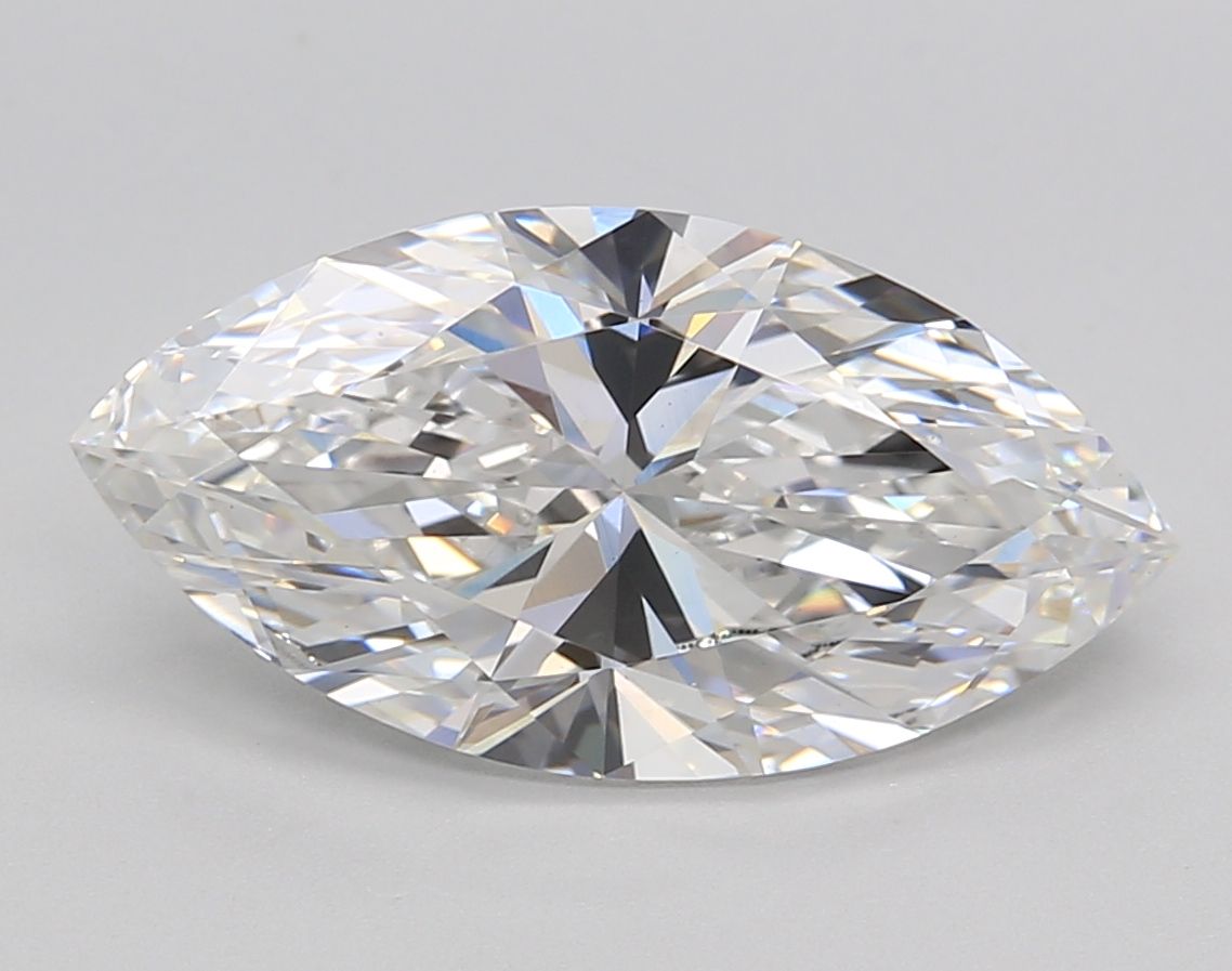 Lab-Grown Marquise Diamond - 3.52 Carats, E Color, VS1 Clarity - Certified by IGI - Report Number: LG694529705
