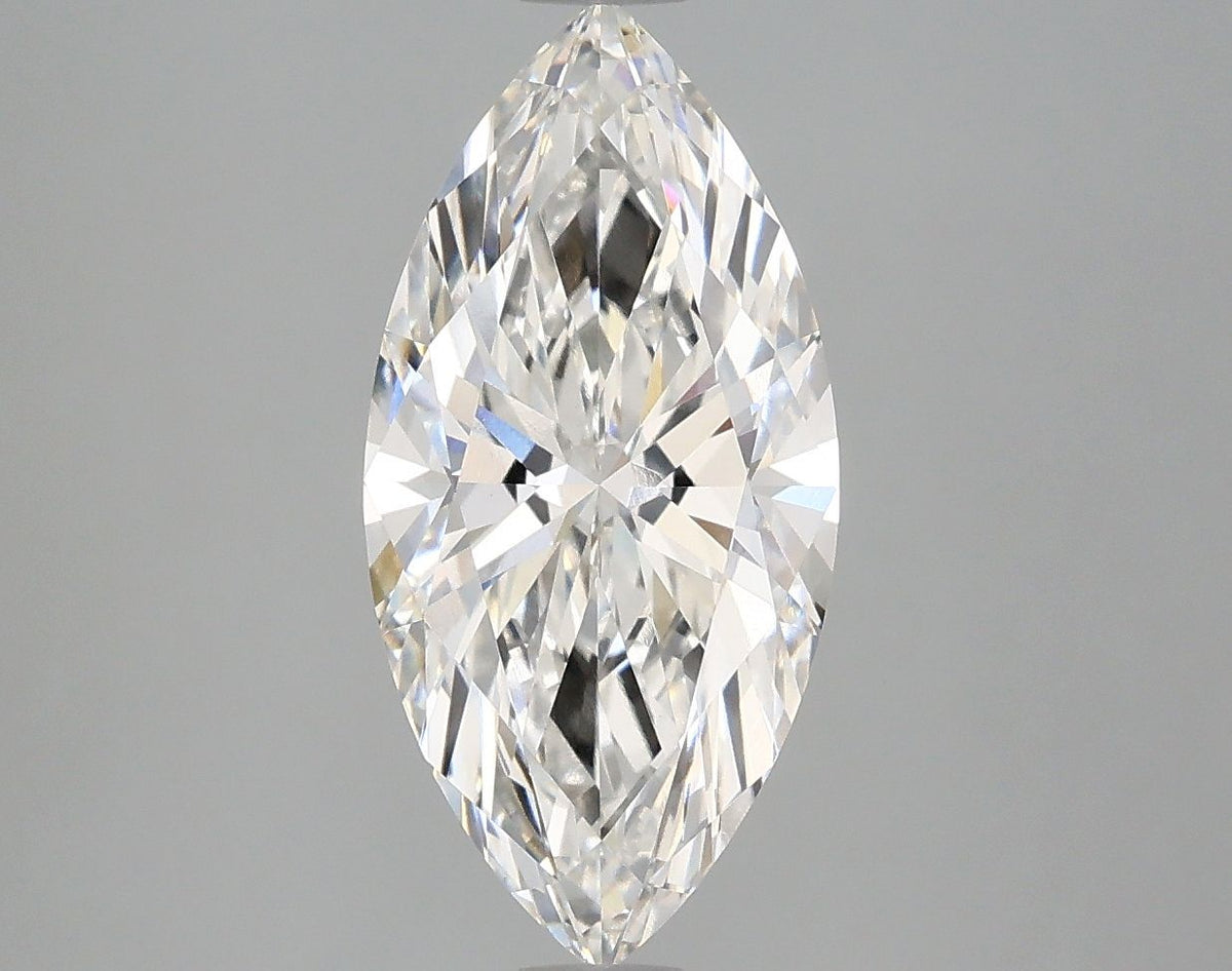 Lab-Grown Marquise Diamond - 2.56 Carats, F Color, VVS2 Clarity - Certified by IGI - Report Number: LG667437412