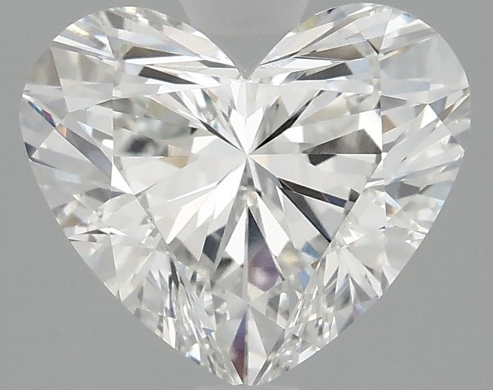 Lab-Grown Heart Diamond - 2.55 Carats, F Color, VS1 Clarity - Certified by IGI - Report Number: LG694551903