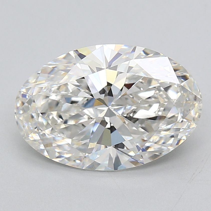Lab-Grown Oval Diamond - 3.57 Carats, F Color, VVS2 Clarity - Certified by IGI - Report Number: LG715542340