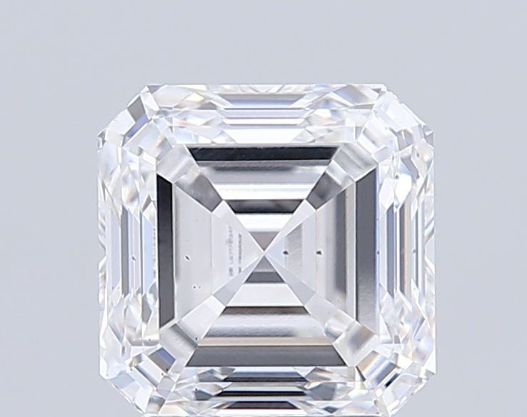 Lab-Grown Asscher Diamond - 3.07 Carats, E Color, VS2 Clarity - Certified by IGI - Report Number: LG717512497