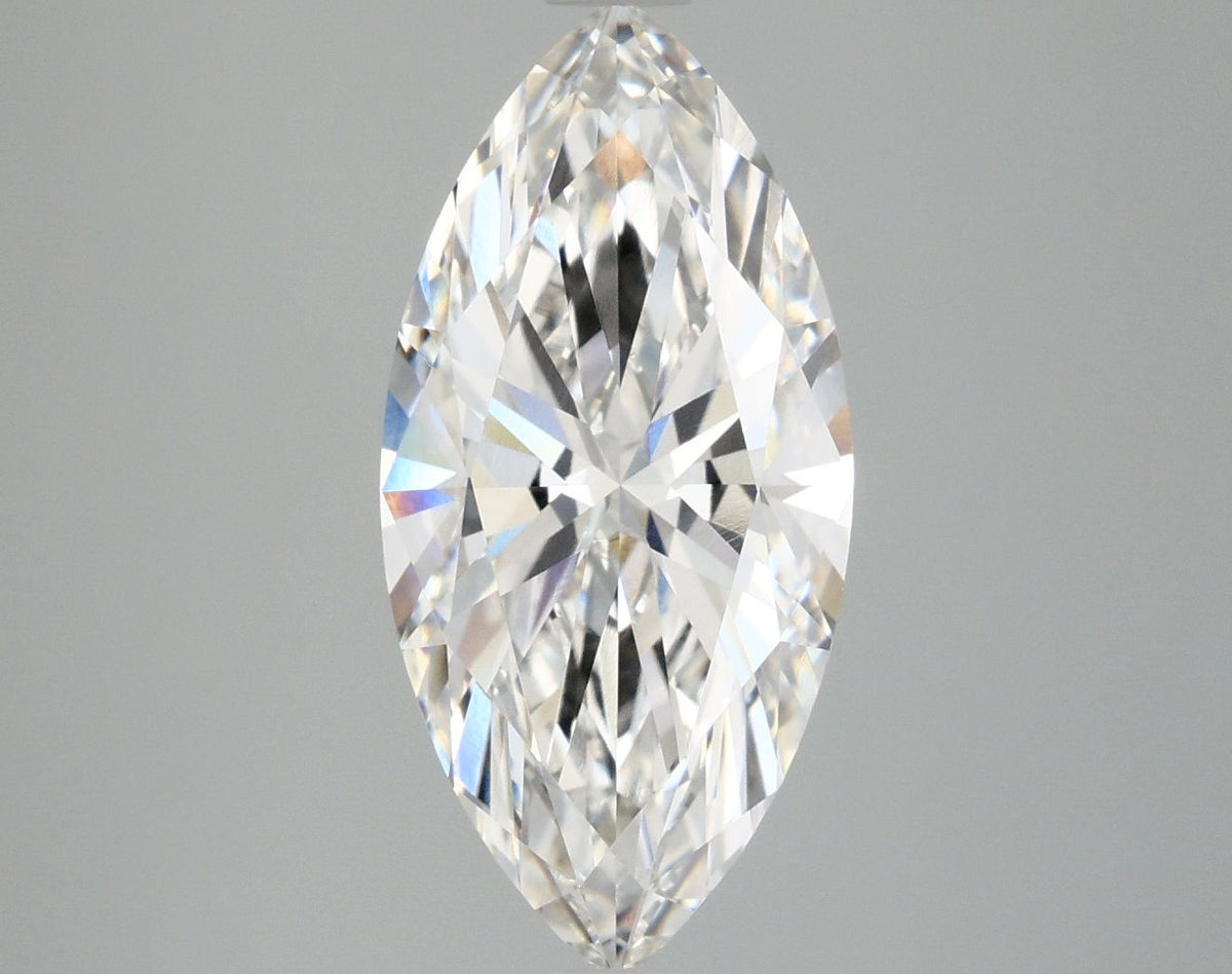 Lab-Grown Marquise Diamond - 3.06 Carats, F Color, VVS2 Clarity - Certified by IGI - Report Number: LG668465727