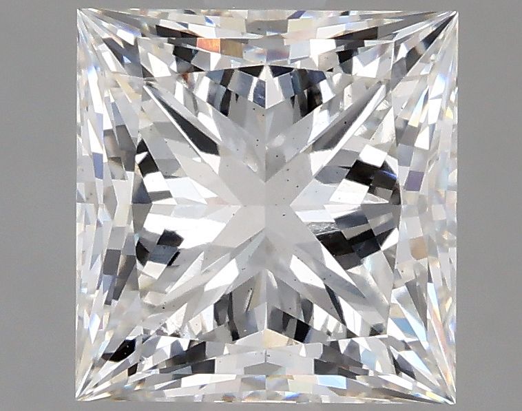 Lab-Grown Princess Diamond - 2.55 Carats, F Color, VS2 Clarity - Certified by IGI - Report Number: LG633407391