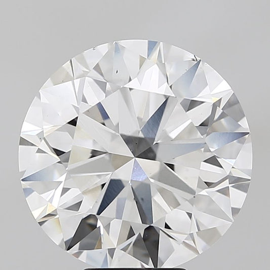 Lab-Grown Round Diamond - 7.01 Carats, F Color, VS2 Clarity - Certified by IGI - Report Number: LG675534051