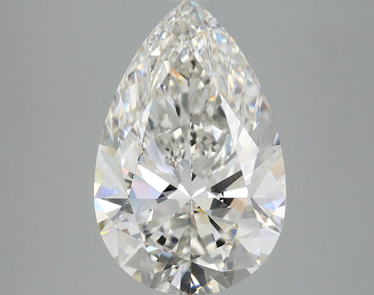 Lab-Grown Pear Diamond - 5.09 Carats, F Color, VS2 Clarity - Certified by IGI - Report Number: LG671451638