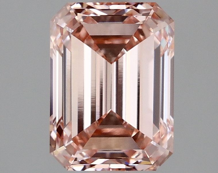 Lab-Grown Emerald Diamond - 2.46 Carats, Fancy Intense Pink Color, VVS2 Clarity - Certified by IGI - Report Number: LG634441471