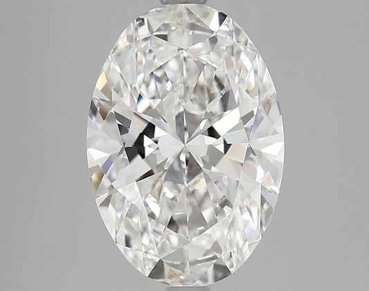Lab-Grown Oval Diamond - 4.04 Carats, E Color, VVS2 Clarity - Certified by IGI - Report Number: LG685564440