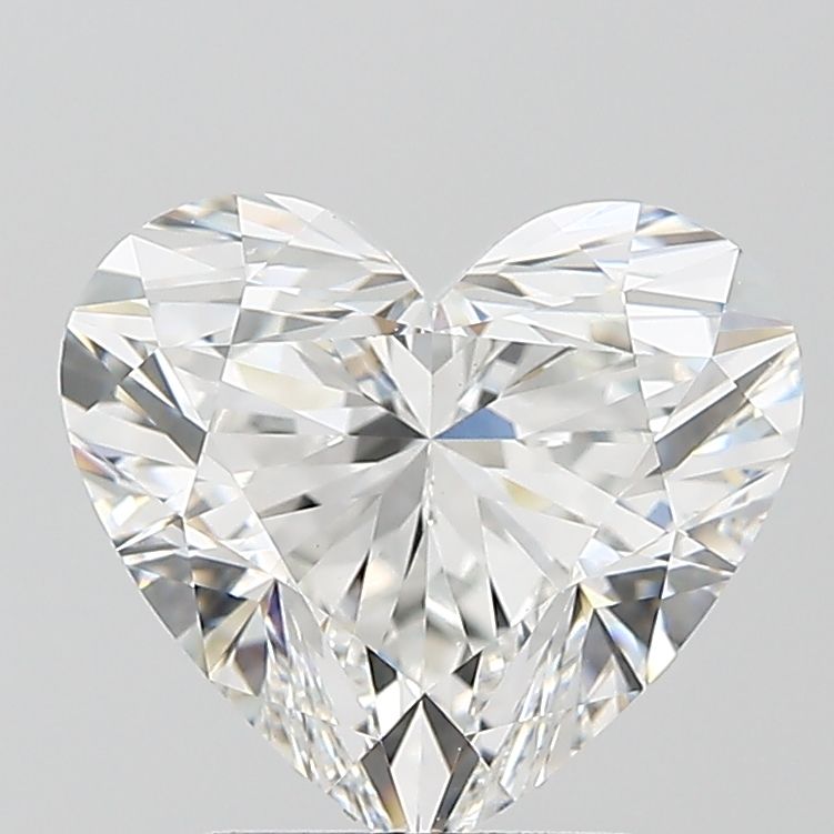 Lab-Grown Heart Diamond - 3.09 Carats, E Color, VVS2 Clarity - Certified by IGI - Report Number: LG595378942