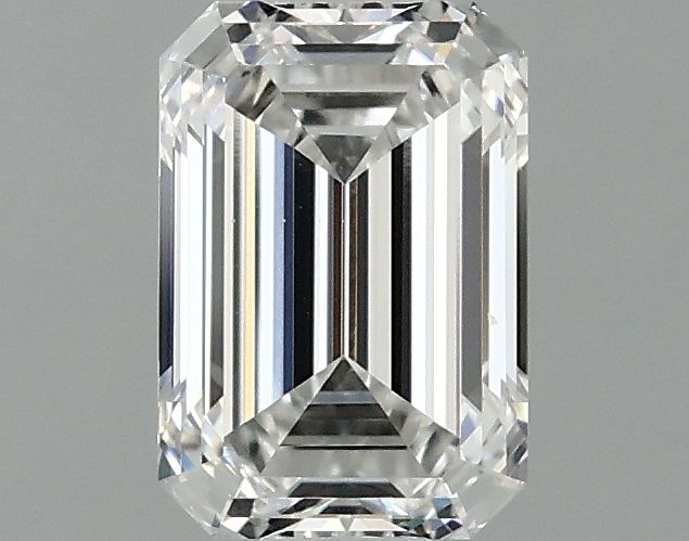 Lab-Grown Emerald Diamond - 0.97 Carats, F Color, VVS2 Clarity - Certified by IGI - Report Number: LG647450327