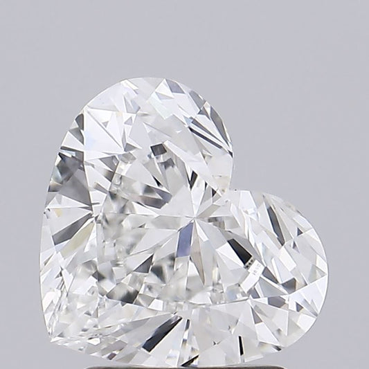 Lab-Grown Heart Diamond - 1.95 Carats, F Color, VS1 Clarity - Certified by IGI - Report Number: LG598352447