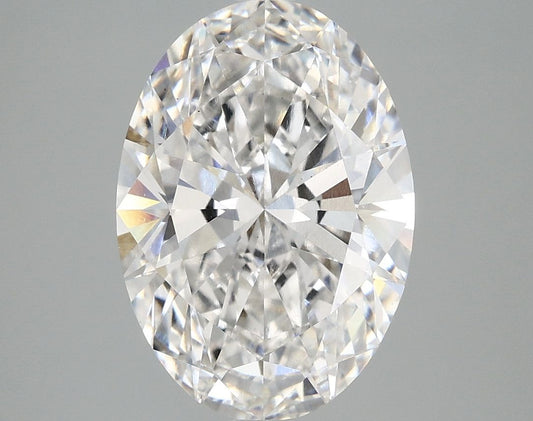 Lab-Grown Oval Diamond - 4.02 Carats, F Color, VS2 Clarity - Certified by IGI - Report Number: LG694554875