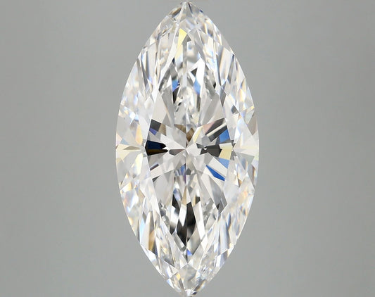 Lab-Grown Marquise Diamond - 4.04 Carats, E Color, VVS2 Clarity - Certified by IGI - Report Number: LG690527973