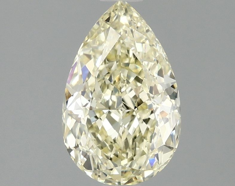 Lab-Grown Pear Diamond - 1.48 Carats, Fancy Intense Yellow Color, VVS2 Clarity - Certified by IGI - Report Number: LG691579376