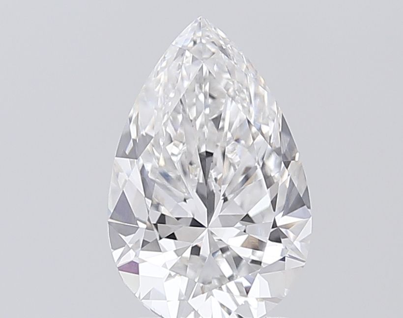 Lab-Grown Pear Diamond - 2.5 Carats, F Color, VVS2 Clarity - Certified by IGI - Report Number: LG689508330