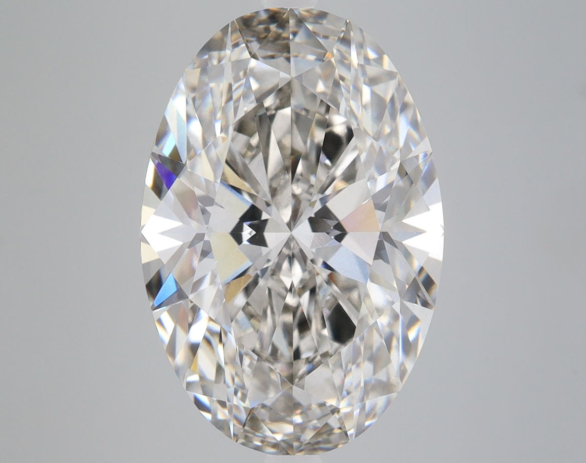 Lab-Grown Oval Diamond - 8.28 Carats, Fancy Brownish Yellow Color, VS1 Clarity - Certified by IGI - Report Number: LG588345093