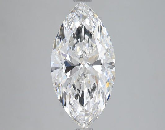 Lab-Grown Marquise Diamond - 3.47 Carats, F Color, VS1 Clarity - Certified by IGI - Report Number: LG687523295