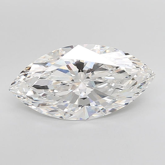 Lab-Grown Marquise Diamond - 7.04 Carats, F Color, VVS2 Clarity - Certified by IGI - Report Number: LG689520845