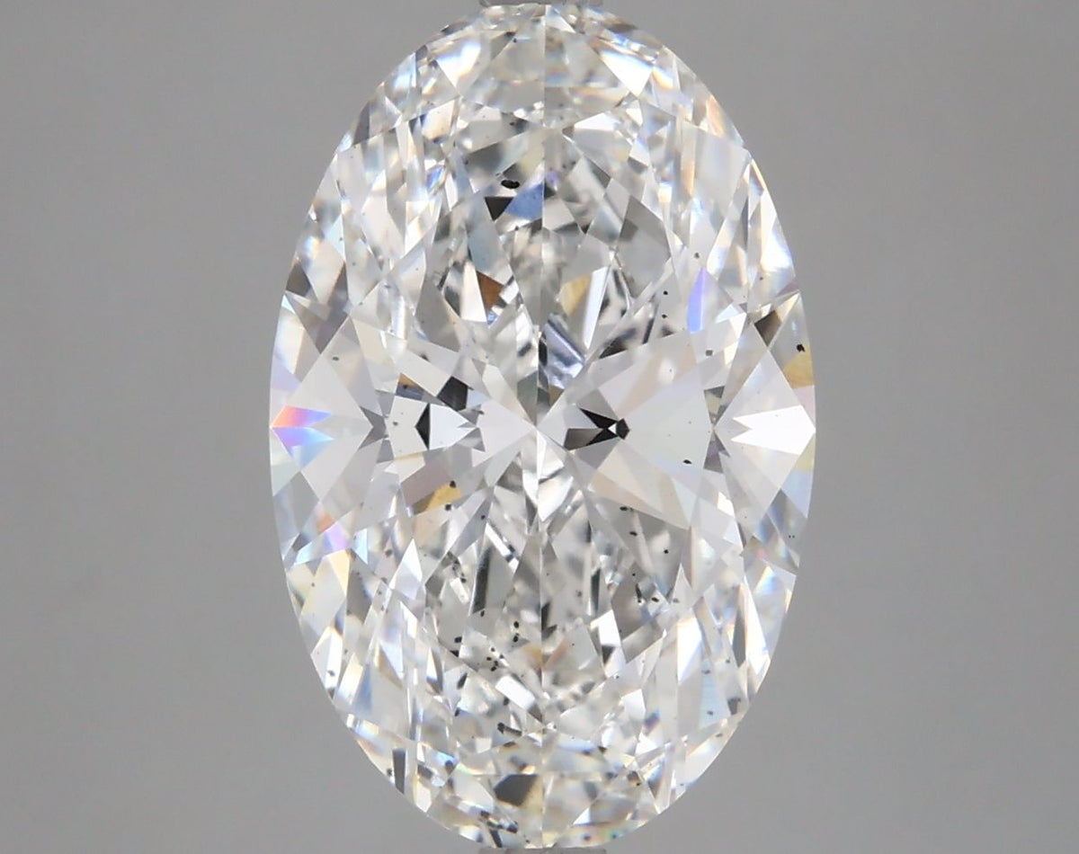 Lab-Grown Oval Diamond - 4.79 Carats, F Color, VS2 Clarity - Certified by IGI - Report Number: LG605364410