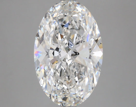 Lab-Grown Oval Diamond - 4.79 Carats, F Color, VS2 Clarity - Certified by IGI - Report Number: LG605364410