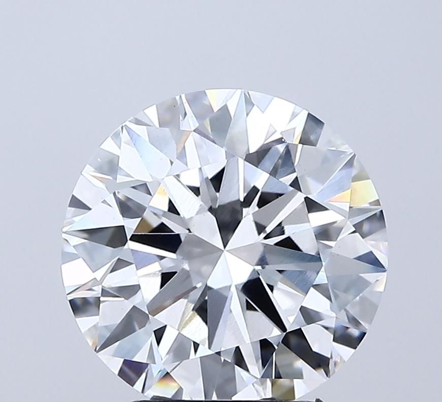 Lab-Grown Round Diamond - 3.5 Carats, E Color, VS1 Clarity - Certified by IGI - Report Number: LG689510876