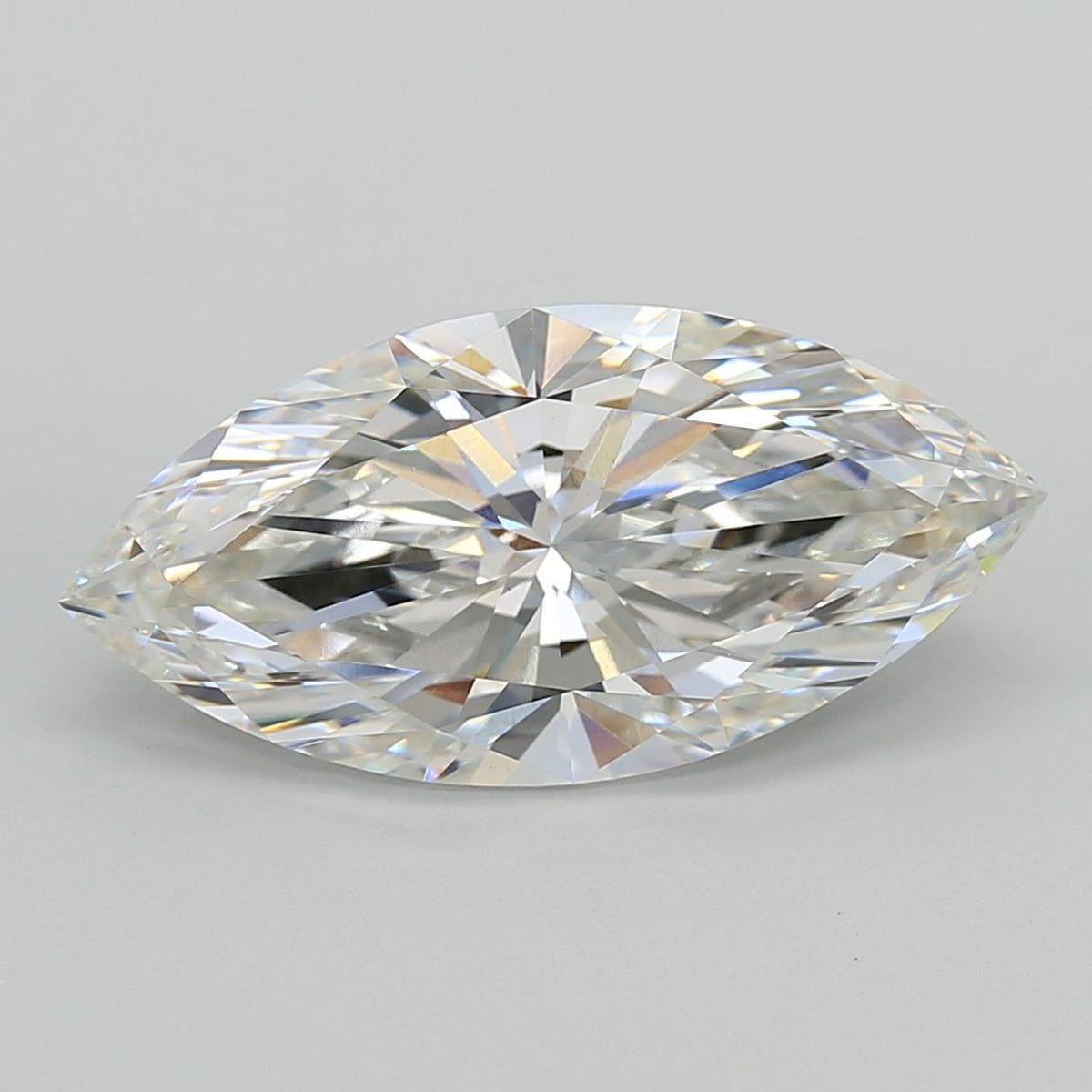 Lab-Grown Marquise Diamond - 7.23 Carats, F Color, VS1 Clarity - Certified by IGI - Report Number: LG654414283