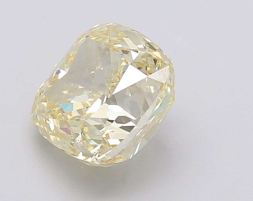 Lab-Grown Cushion Diamond - 3.53 Carats, Fancy Intense Yellow Color, VS1 Clarity - Certified by IGI - Report Number: LG602390109