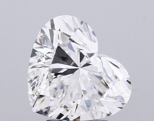 Lab-Grown Heart Diamond - 3.03 Carats, E Color, VS1 Clarity - Certified by IGI - Report Number: LG715551530
