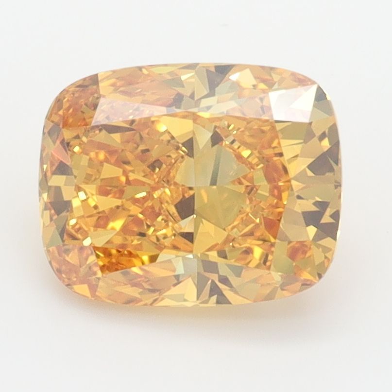 Lab-Grown Cushion Diamond - 2.09 Carats, Fancy Vivid Yellow Color, VVS1 Clarity - Certified by IGI - Report Number: LG647467992