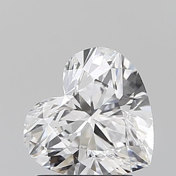 Lab-Grown Heart Diamond - 1.51 Carats, D Color, VVS2 Clarity - Certified by IGI - Report Number: LG621457202