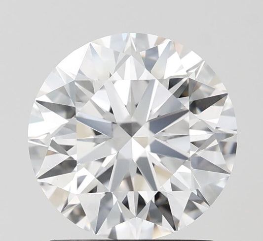 Lab-Grown Round Diamond - 1.59 Carats, E Color, VVS2 Clarity - Certified by IGI - Report Number: LG717575677