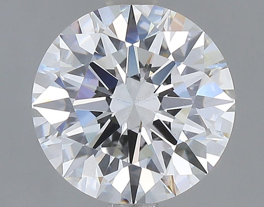 Lab-Grown Round Diamond - 2.1 Carats, E Color, VS2 Clarity - Certified by IGI - Report Number: LG668415249
