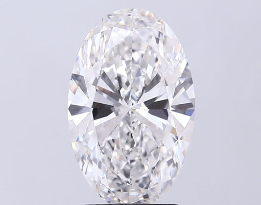 Lab-Grown Oval Diamond - 3.01 Carats, E Color, VVS2 Clarity - Certified by IGI - Report Number: LG717540976