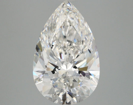 Lab-Grown Pear Diamond - 4.79 Carats, F Color, VS2 Clarity - Certified by IGI - Report Number: LG671409433
