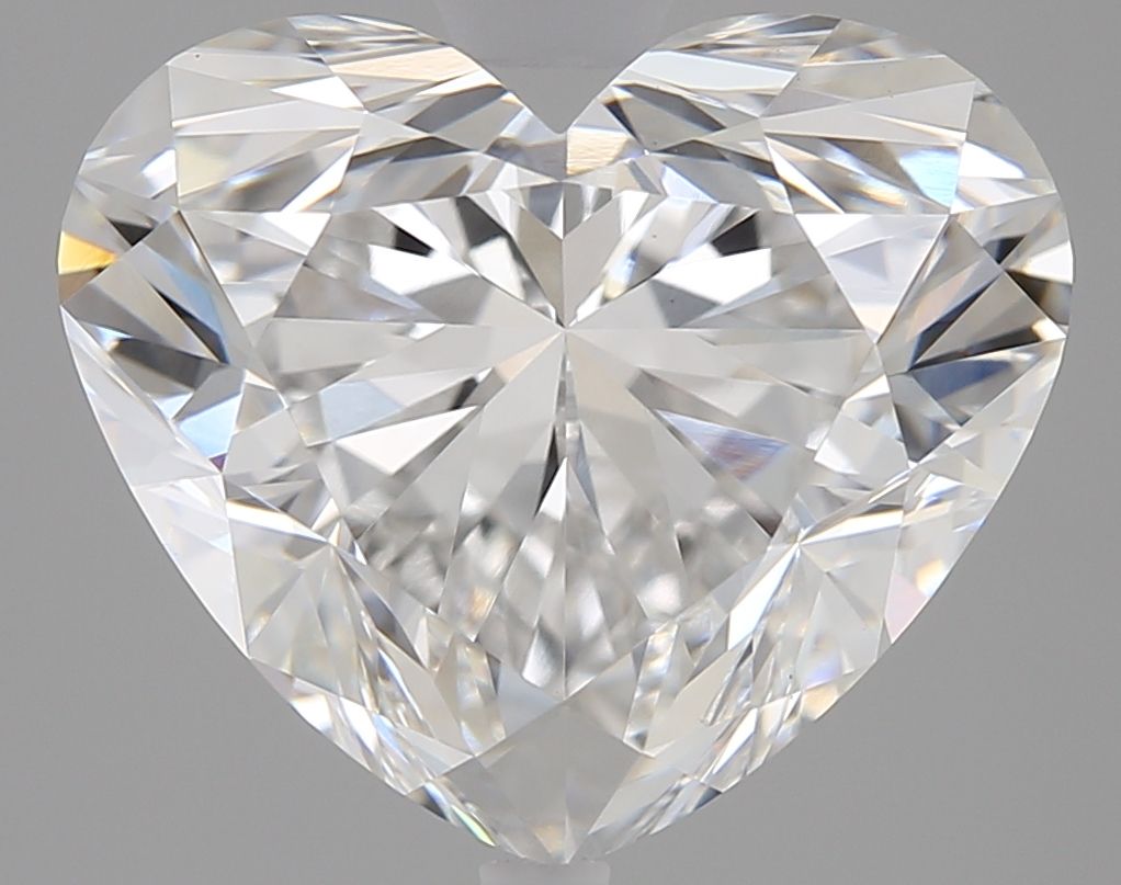 Lab-Grown Heart Diamond - 4.06 Carats, D Color, VVS2 Clarity - Certified by IGI - Report Number: LG675578045